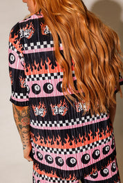 Sk8r Girl Short Sleeve Plissé Set **RESTOCKED**