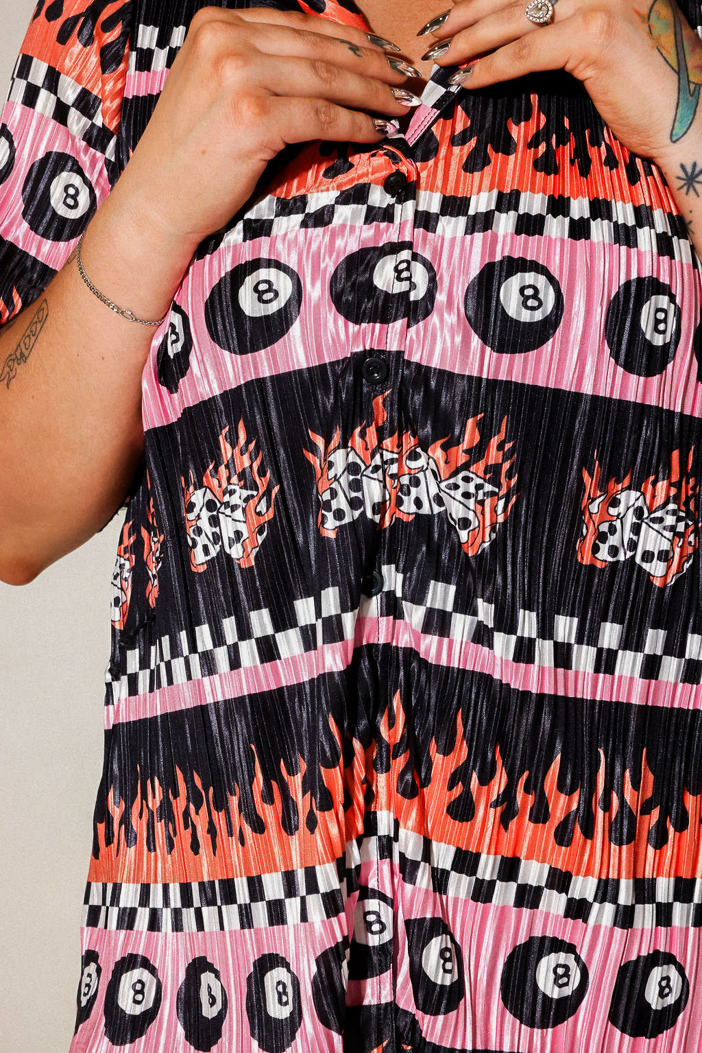 Sk8r Girl Short Sleeve Plissé Set **RESTOCKED**