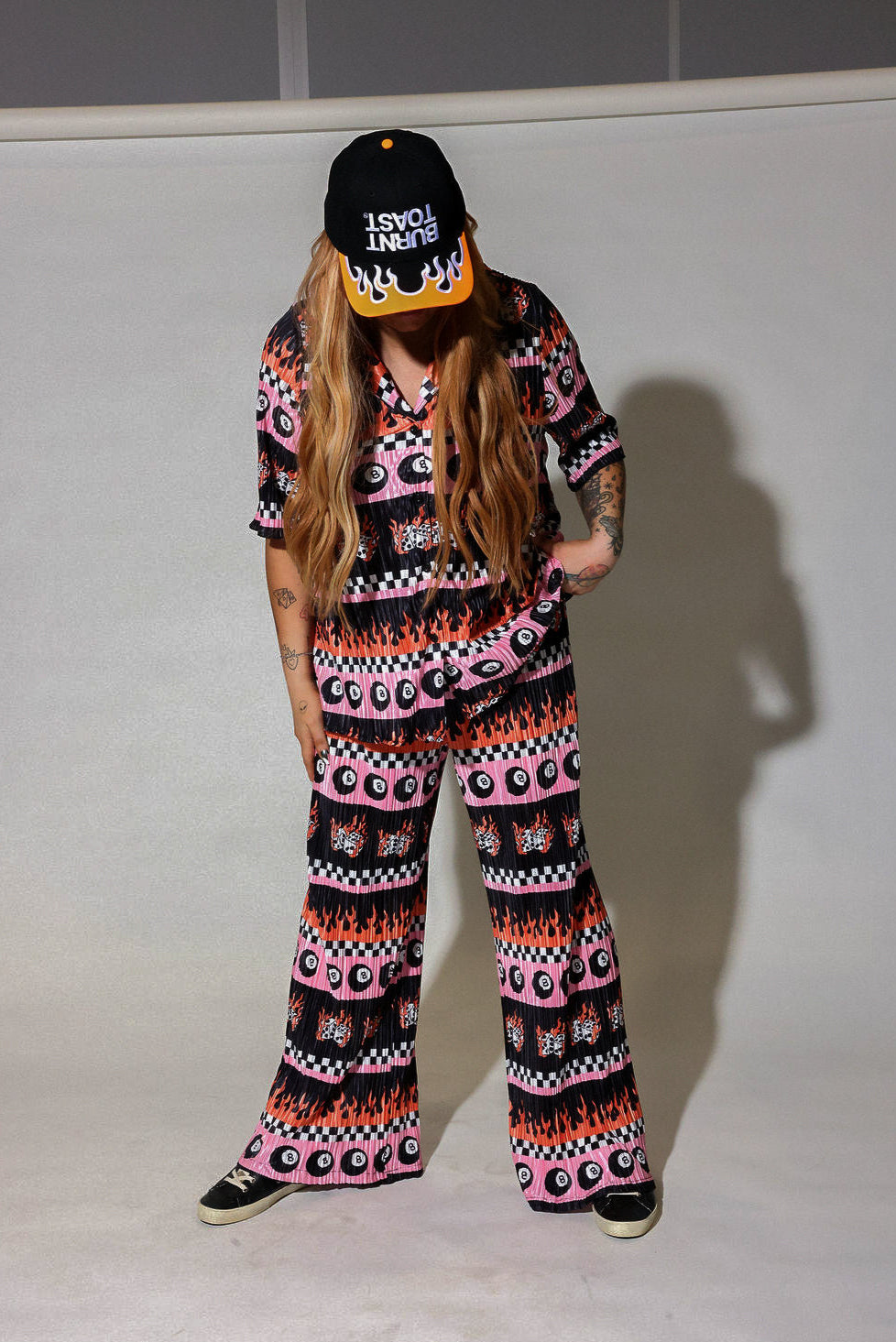 Sk8r Girl Short Sleeve Plissé Set **RESTOCKED**