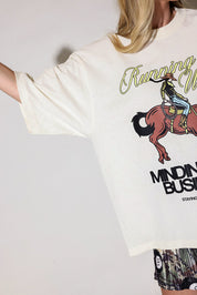 Running Wild Premium Off-White Graphic Tee