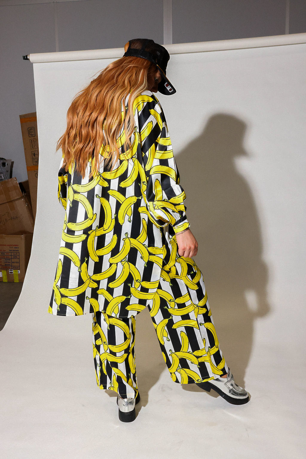 B-A-N-A-N-A-S Oversized Bow-Tie Set