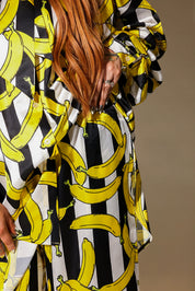 B-A-N-A-N-A-S Oversized Bow-Tie Set
