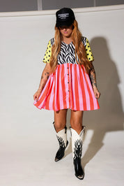 Eclectic Jungle Babydoll Dress  **RESTOCKED**