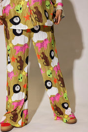 We Come in Peace Plissé Set **RESTOCKED**