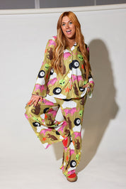 We Come in Peace Plissé Set **RESTOCKED**