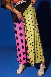 Polka Dot Pop Half & Half Cropped Pants **RESTOCKED**