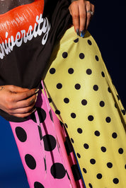 Polka Dot Pop Half & Half Cropped Pants **RESTOCKED**