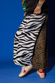 Animal Style Half & Half Cropped Pants **RESTOCKED**