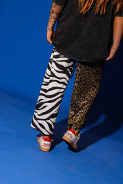 Animal Style Half & Half Cropped Pants **RESTOCKED**
