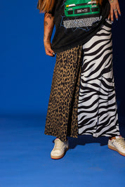 Animal Style Half & Half Cropped Pants **RESTOCKED**