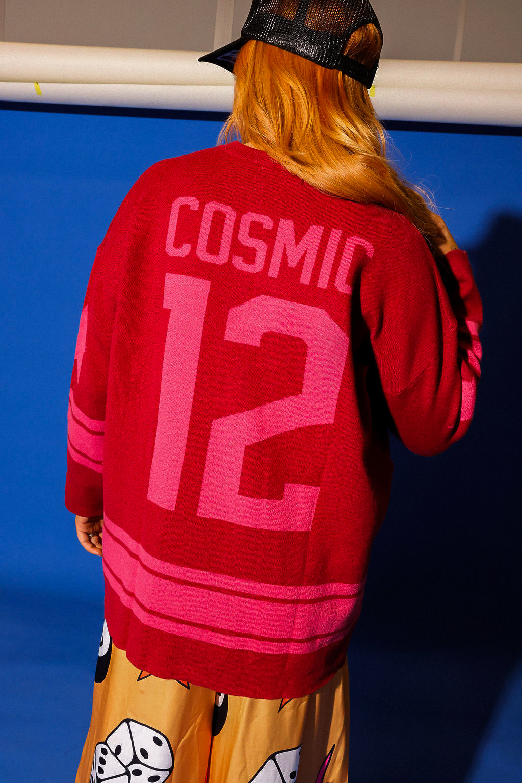 Cosmic Knit Jersey Sweater