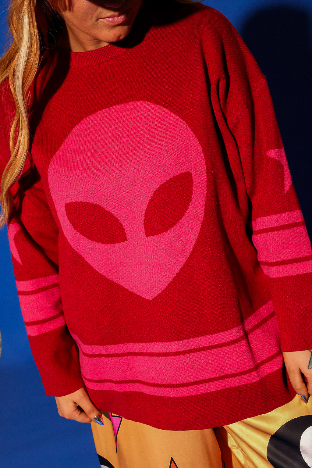 Cosmic Knit Jersey Sweater
