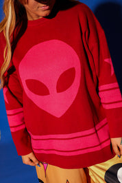 Cosmic Knit Jersey Sweater