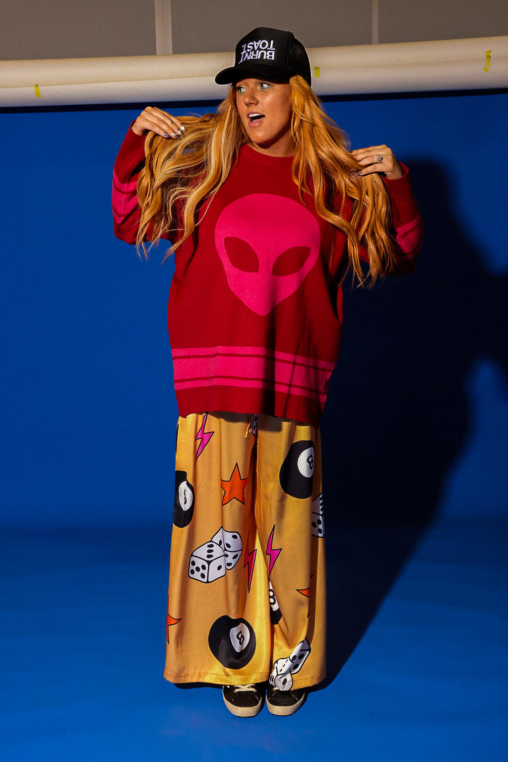 Cosmic Knit Jersey Sweater