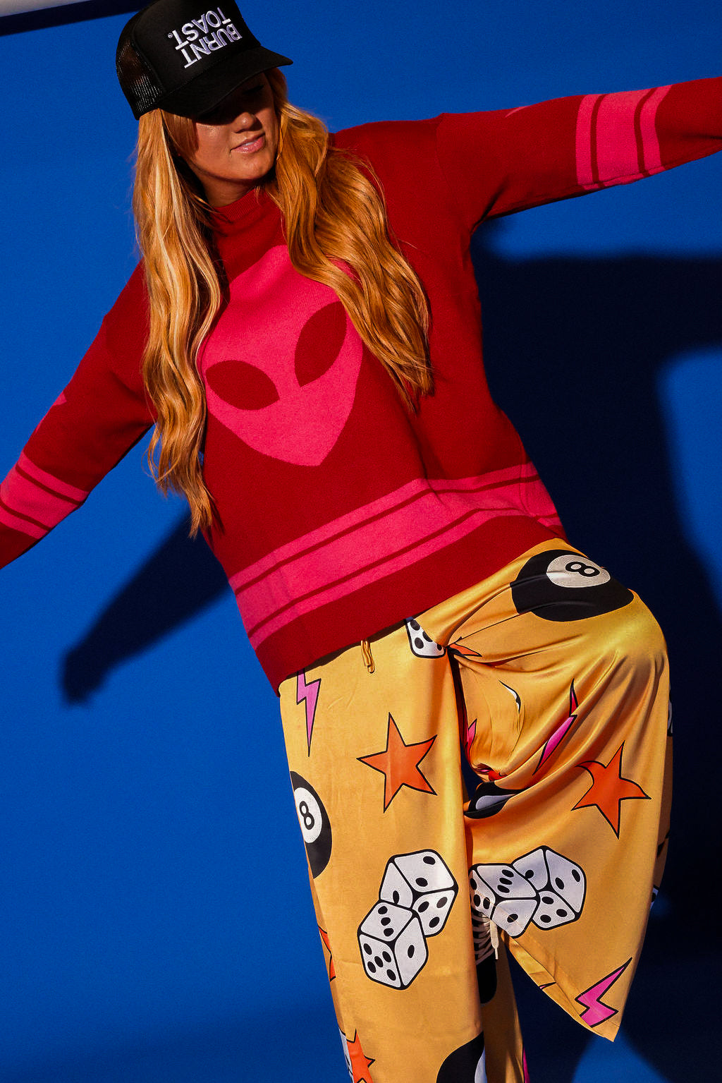 Cosmic Knit Jersey Sweater