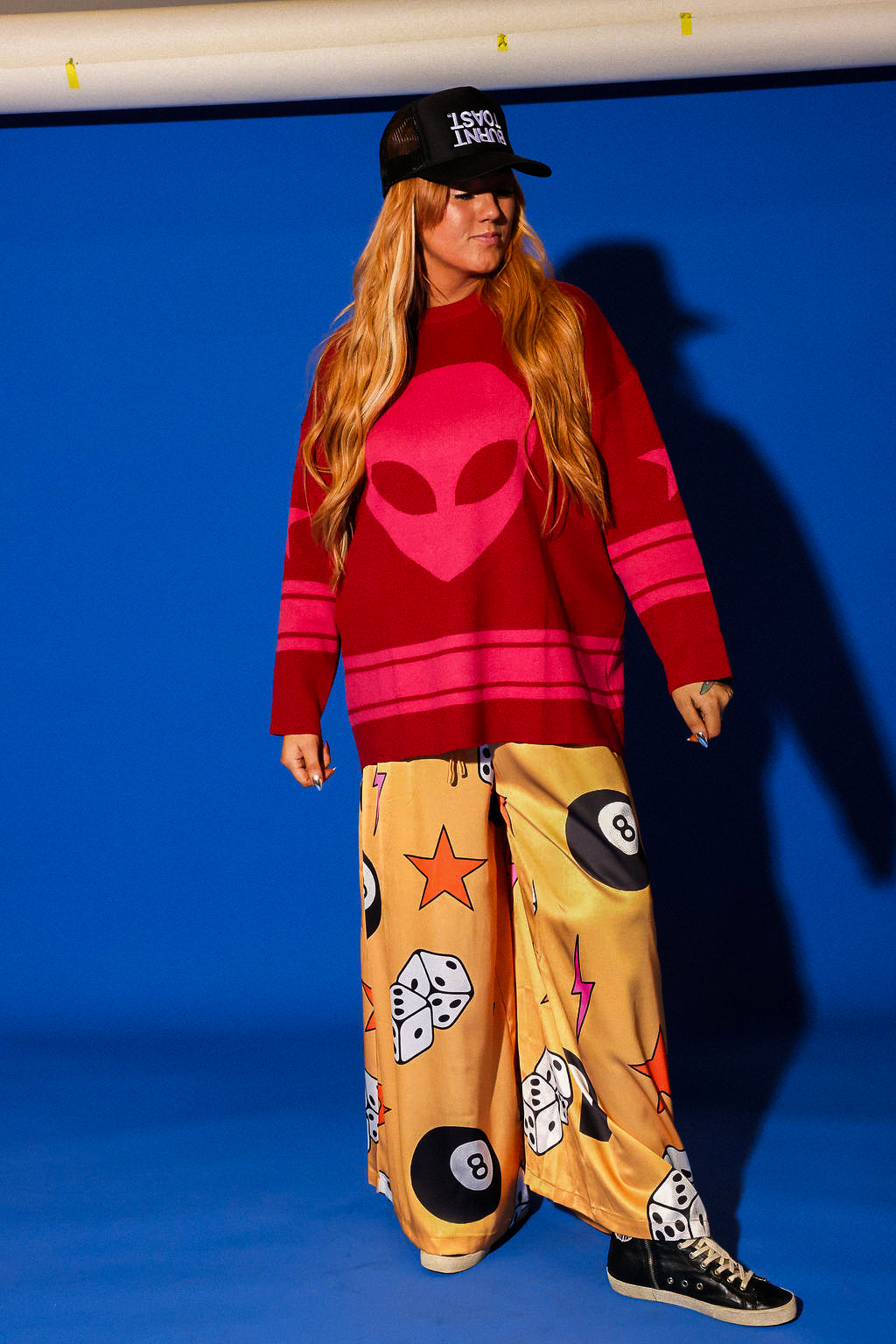 Cosmic Knit Jersey Sweater
