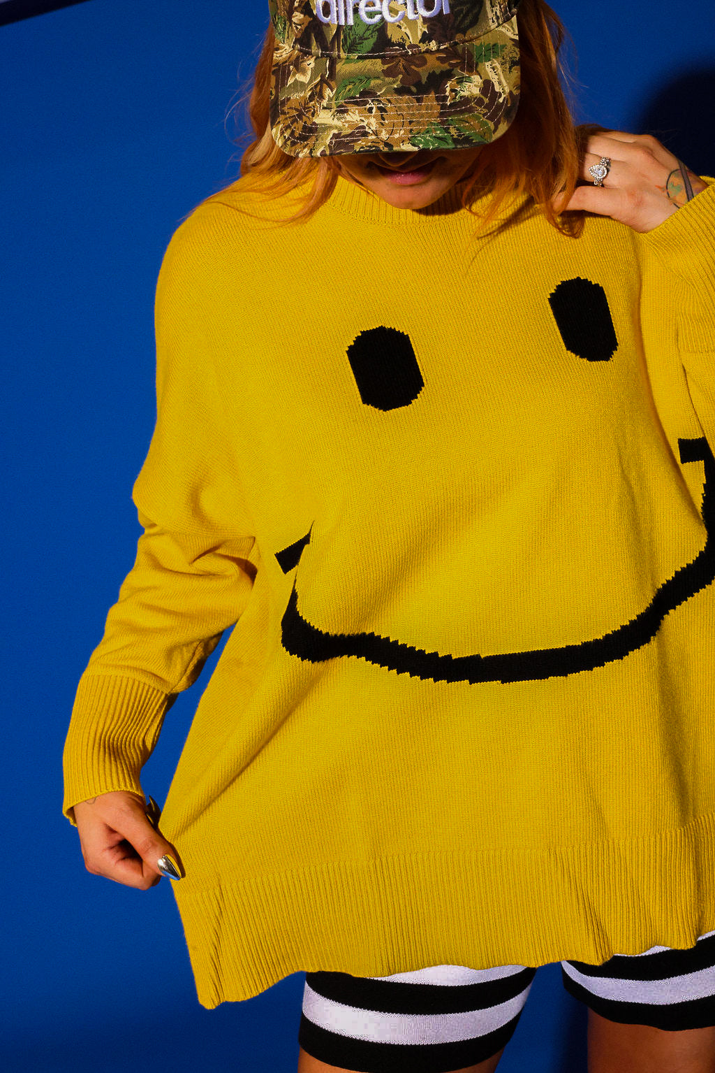Big Mood Yellow Oversized Boxy Sweater