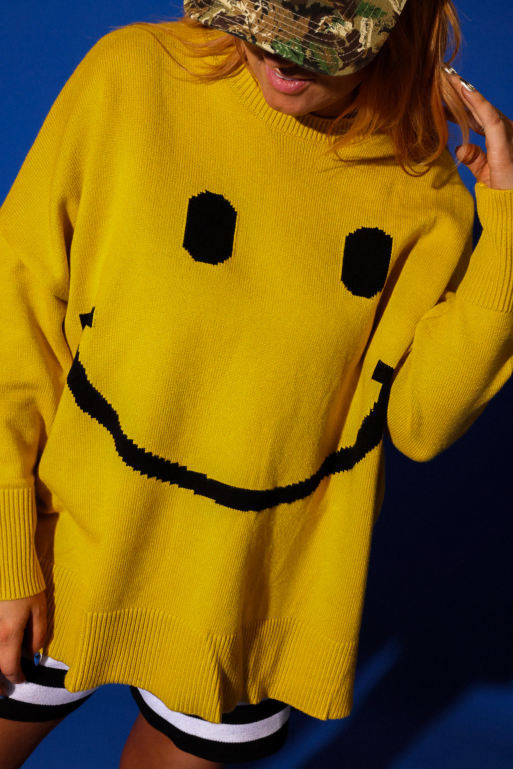 Big Mood Yellow Oversized Boxy Sweater