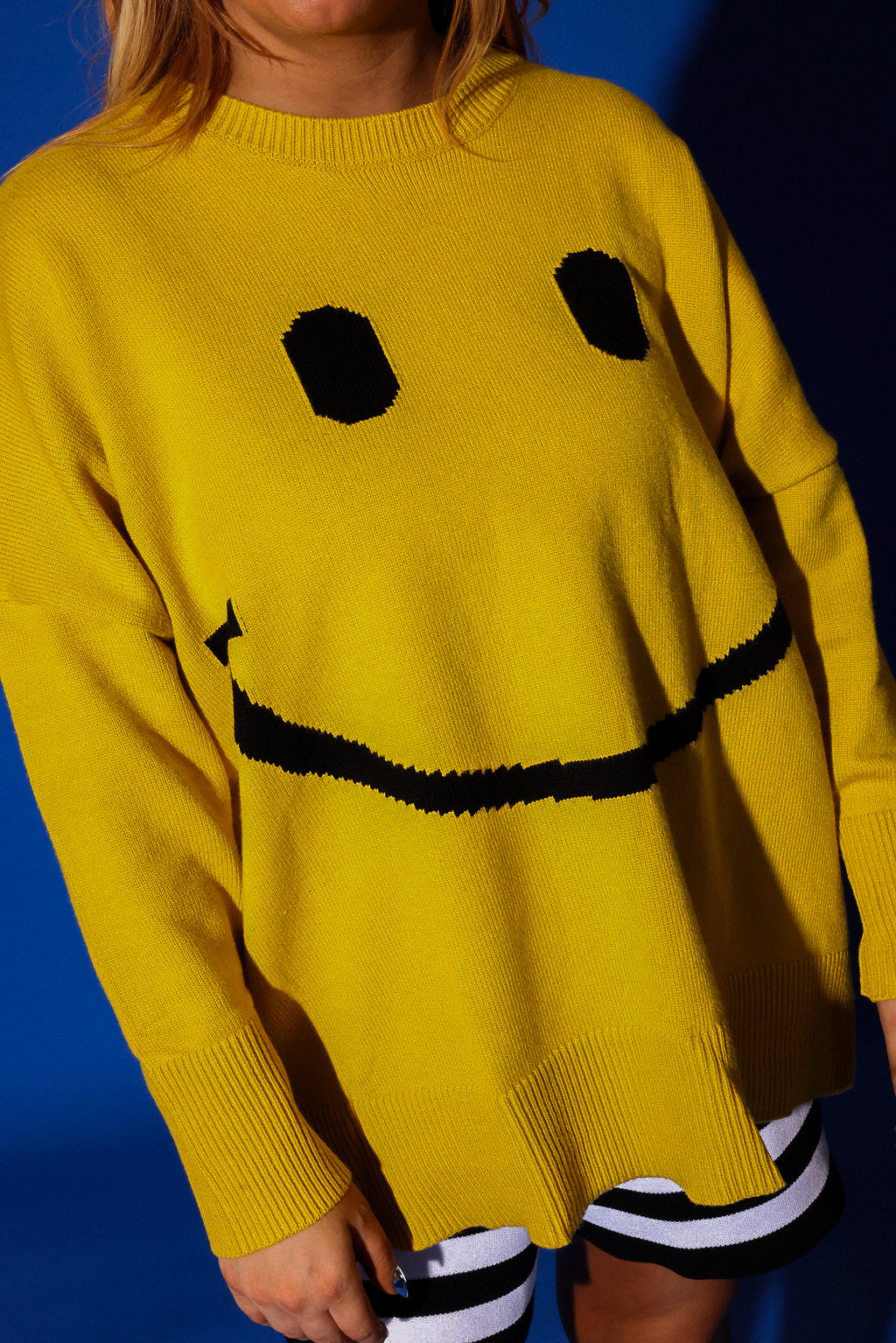 Big Mood Yellow Oversized Boxy Sweater