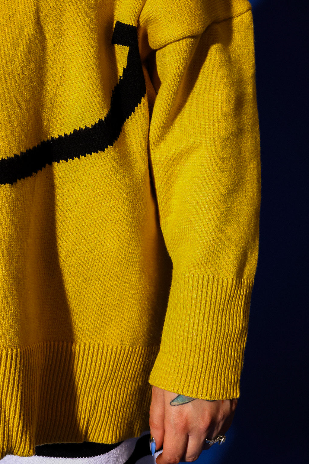 Big Mood Yellow Oversized Boxy Sweater