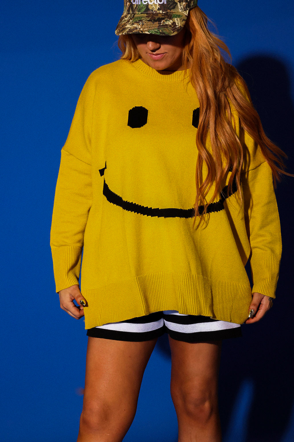 Big Mood Yellow Oversized Boxy Sweater