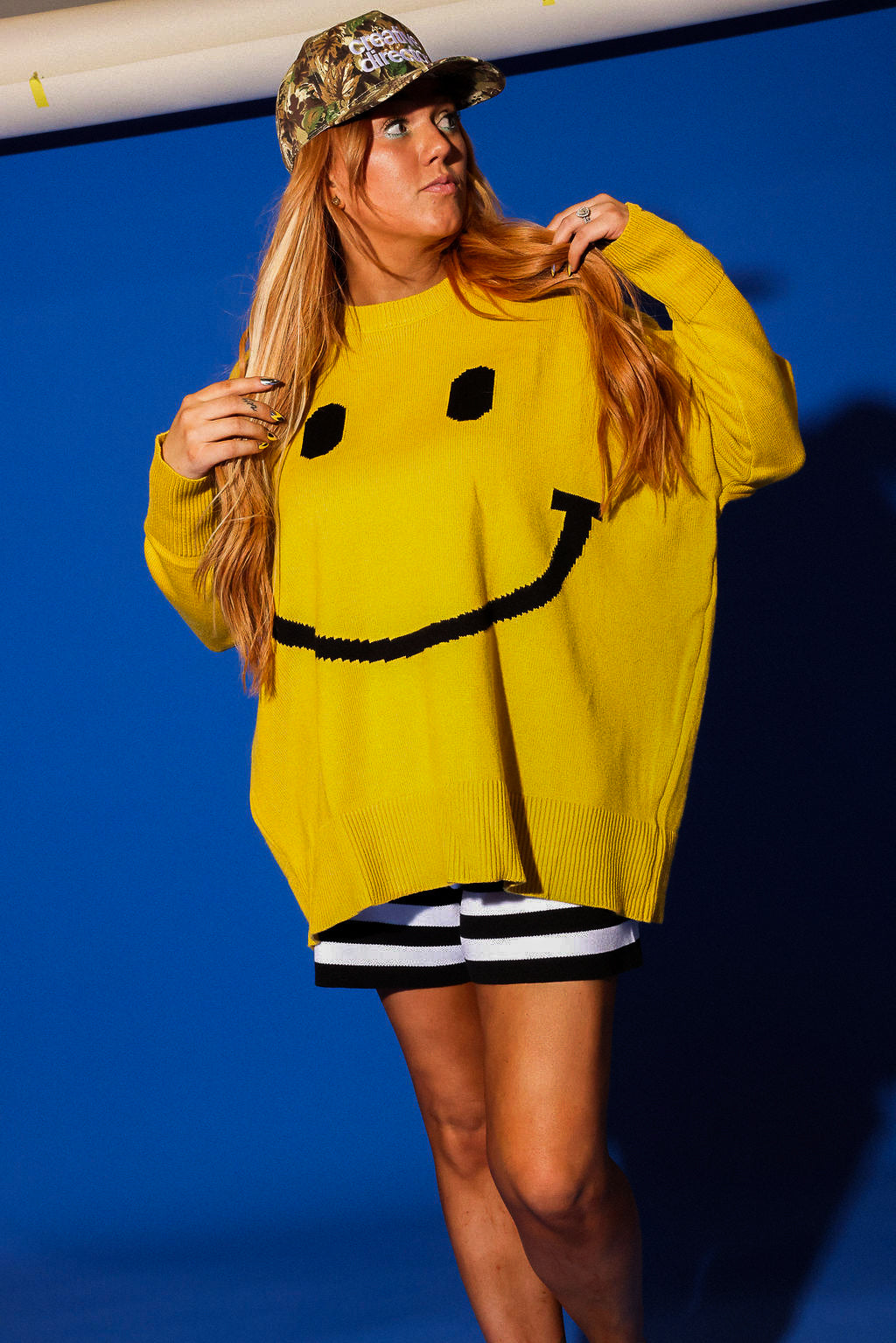 Big Mood Yellow Oversized Boxy Sweater