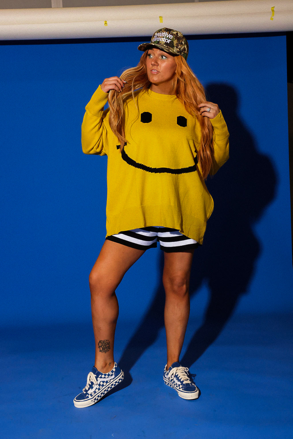 Big Mood Yellow Oversized Boxy Sweater