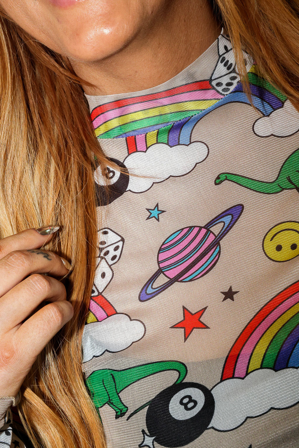 The Dino Dash Mesh Top  **RESTOCKED**
