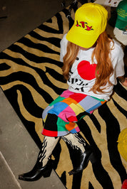 I <3 Burnt Toast White Graphic Tee (Front + Back)