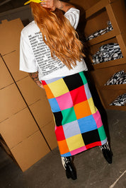 **PRE-ORDER: ships by 10/31 Round ll** Color Theory Knit Midi Skirt