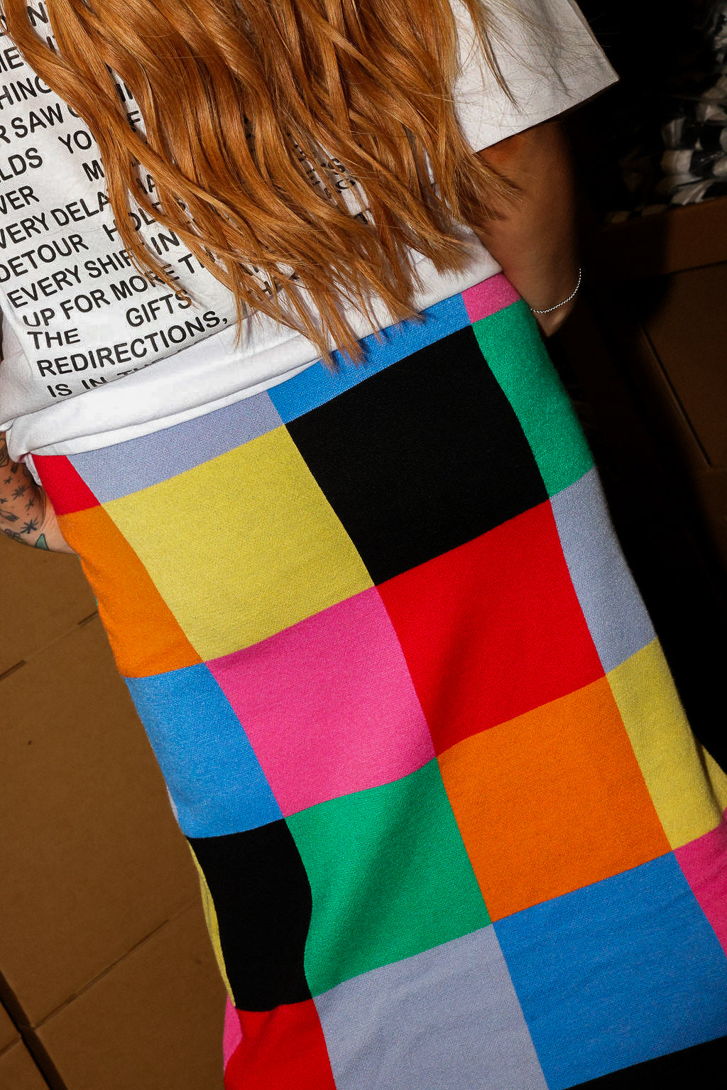 **PRE-ORDER: ships by 10/31 Round ll** Color Theory Knit Midi Skirt