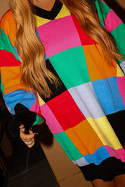 **PRE-ORDER: ships by 10/31 Round ll** Color Theory Knit Sweater Dress
