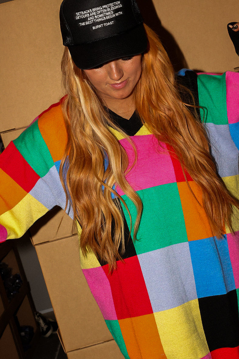 Color Theory Knit Sweater Dress **RESTOCKED**