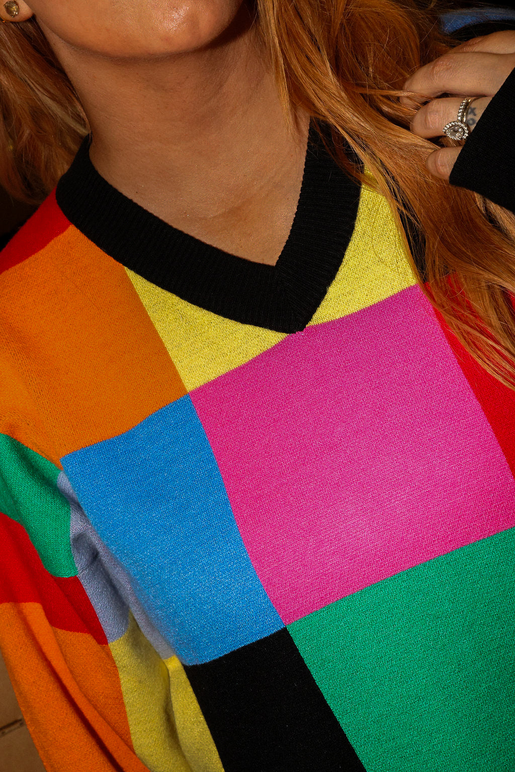 **PRE-ORDER: ships by 10/31 Round ll** Color Theory Knit Sweater Dress