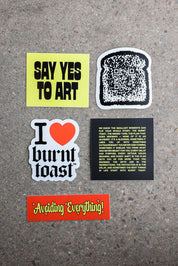 Burnt Toast Sticker Pack