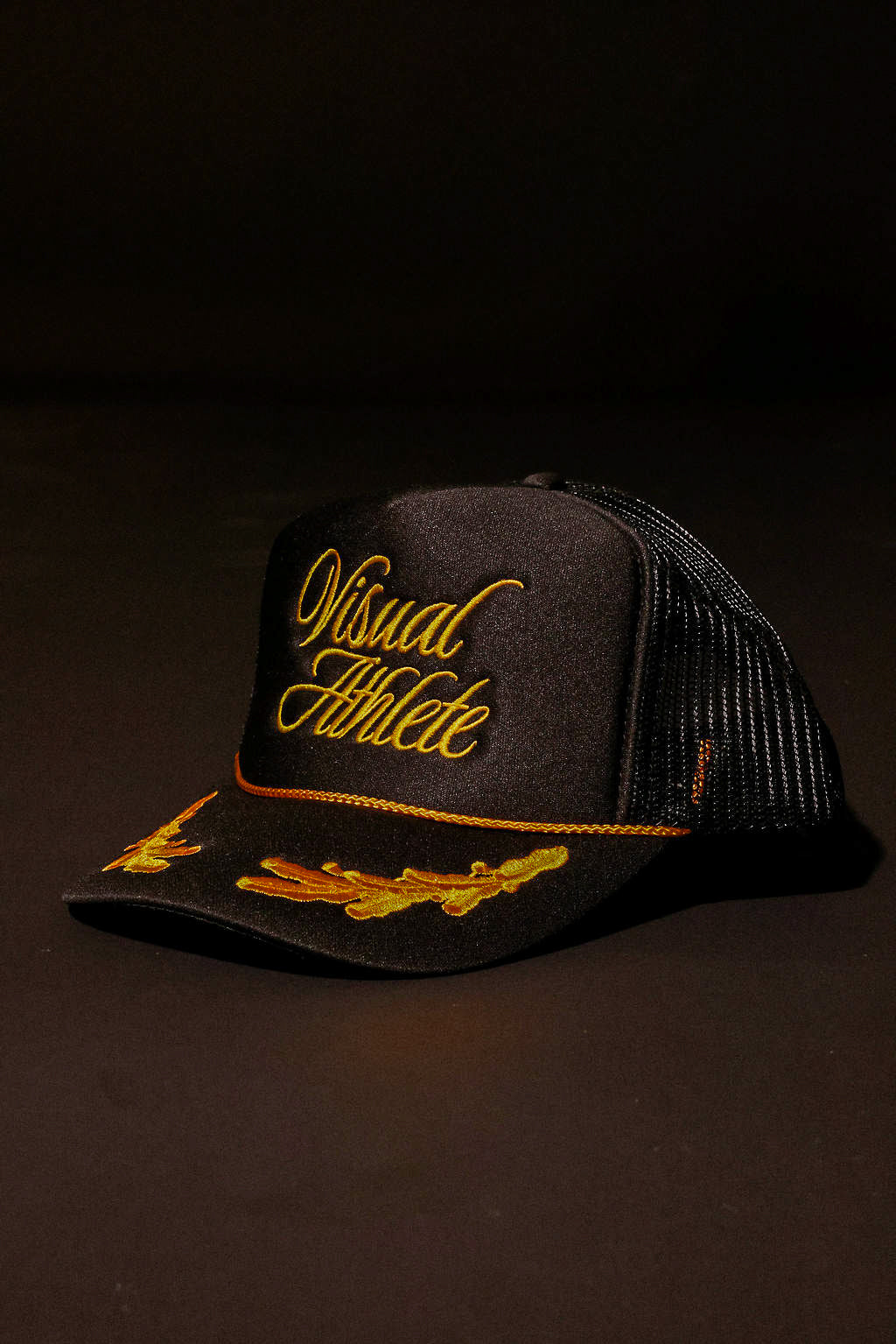 Visual Athlete Captain Black Trucker Hat