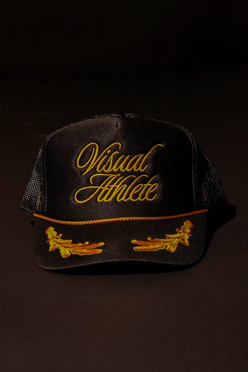 Visual Athlete Captain Black Trucker Hat