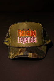 Raising Legends Camo Trucker Hat