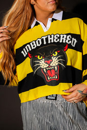 Unbothered Long Sleeve Polo Shirt