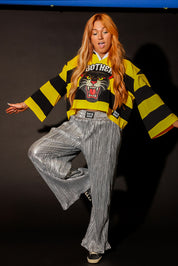 Heavy Metal Plissé Pants