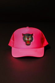 Panther Neon Pink Trucker Hat