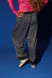Main Character Smiley Straight-Leg Pants  **RESTOCKED**