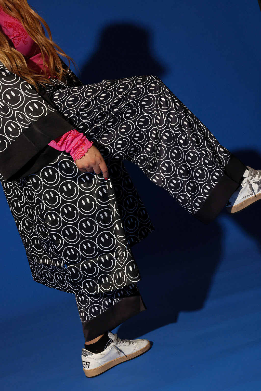 Main Character Smiley Straight-Leg Pants  **RESTOCKED**