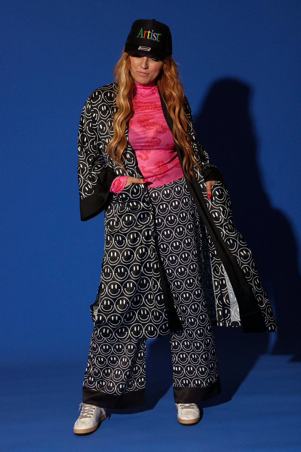 Main Character Smiley Straight-Leg Pants  **RESTOCKED**