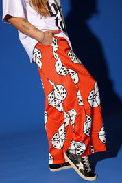 High Stakes Red Dice Wide-Leg Pants  **RESTOCKED**