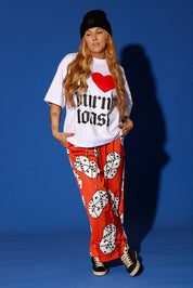 High Stakes Red Dice Wide-Leg Pants  **RESTOCKED**