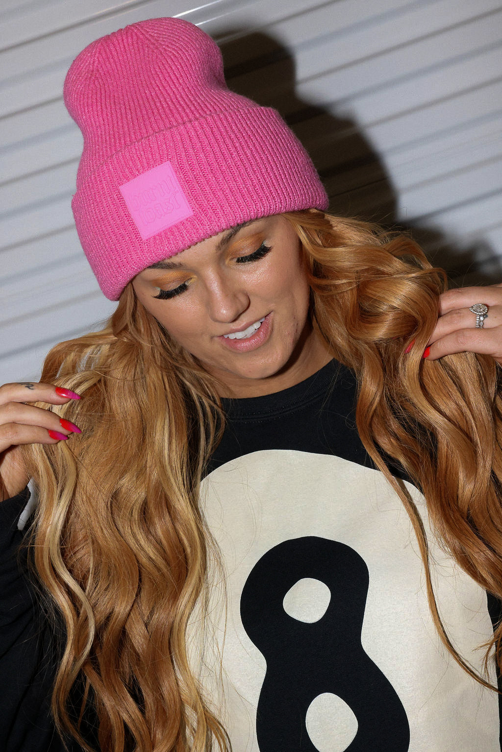 8 Ball No Hard Feelings Black Crew Neck (Screen Print // Front + Back) **RESTOCKED**