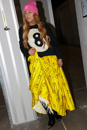 Happy To Be Here Smiley Pleated Skirt **RESTOCKED**