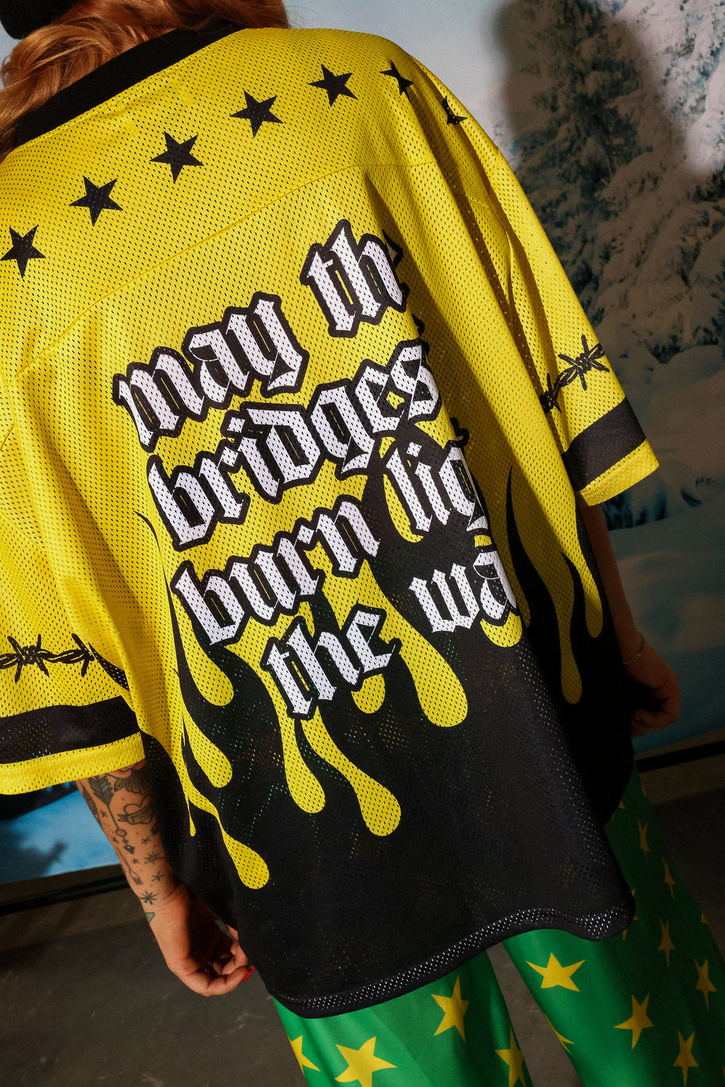 We are Legends Yellow Flame Jersey