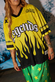 We are Legends Yellow Flame Jersey